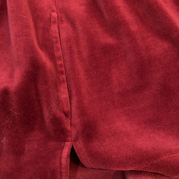 💜 Denim & Company Maroon Tunic with pockets - Picture 5 of 7